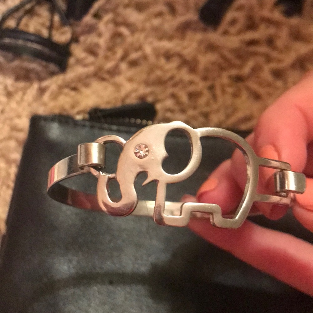 Cutest elephant bangle bracelet